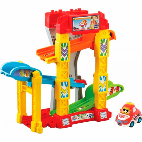Tut Tut Baby Flitzer - rampa 4 v 1, budova na hraní
