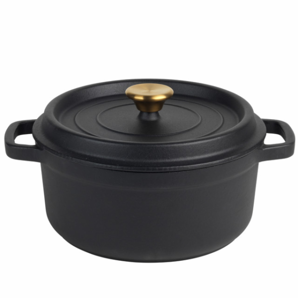 Russell Hobbs RH02524BEU7 Litinový hrnec 24 cm černý