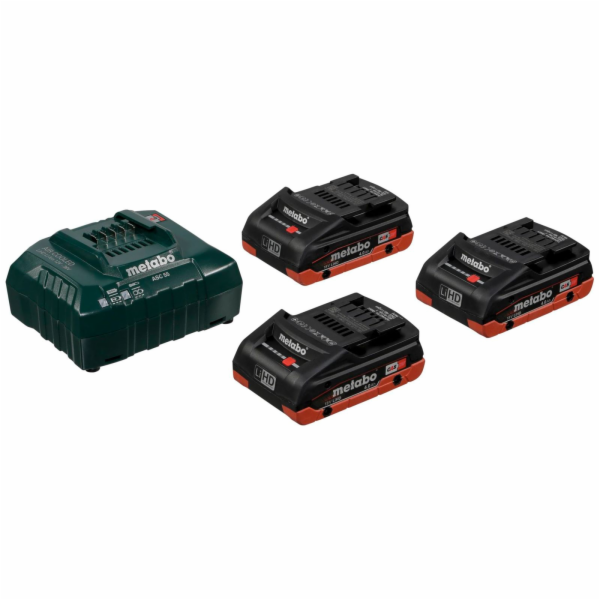 Metabo Základní sada 3 x LIHD 4.0 Ah (685132000)