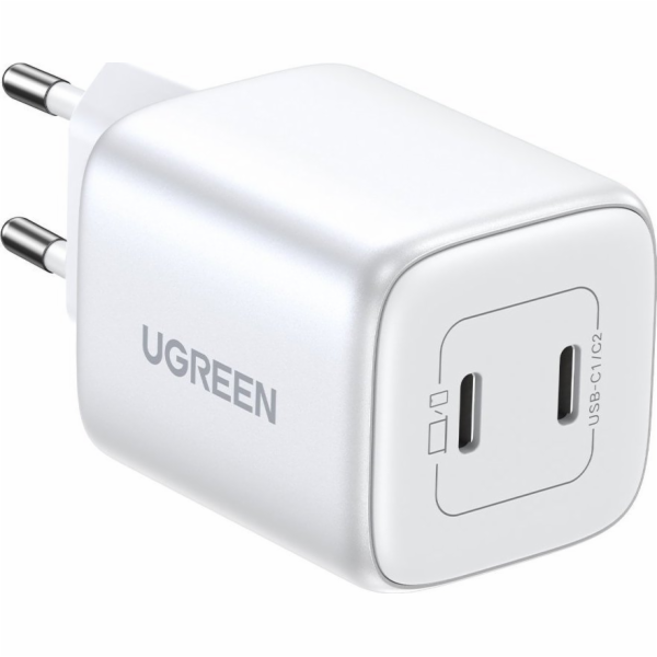 UGREEN Nexode 45W Dual USB-C PD Charger (25W+20W) white