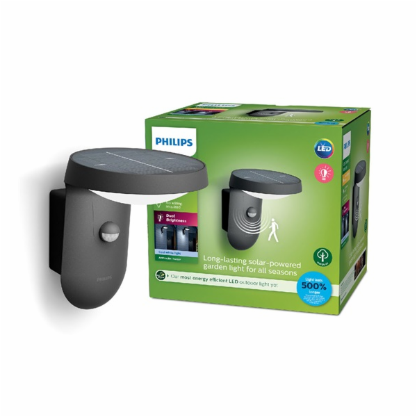 Lampa Philips TYLA 929003260501, 1,2W, IP44, antracit