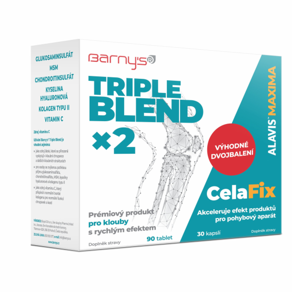 Barnys Triple Blend x2 90 tablet 30 kapslí