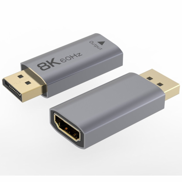PremiumCord adaptér DisplayPort - HDMI, 8K@60Hz, 4K@144Hz...