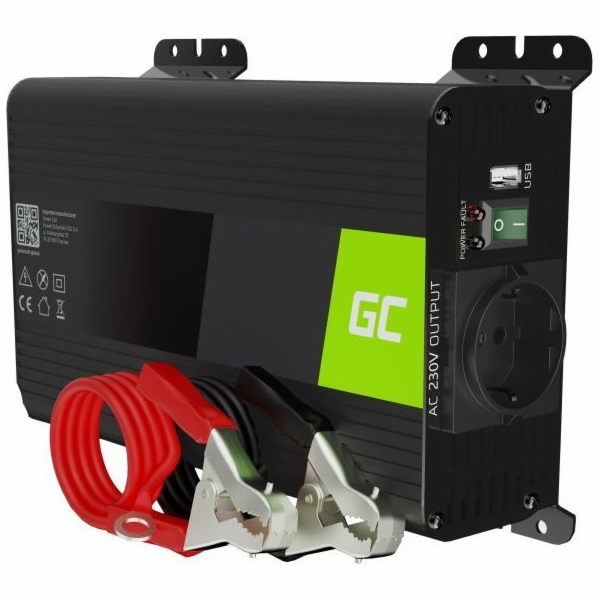 Převodník Green Cell PRO 12V/230V 300W/600W