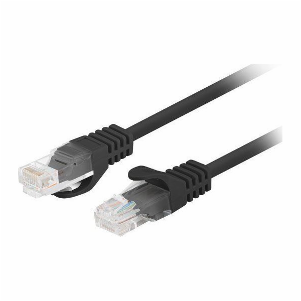 Patchcord kat. 6 UTP 1,5m 10-balení fluke pass black
