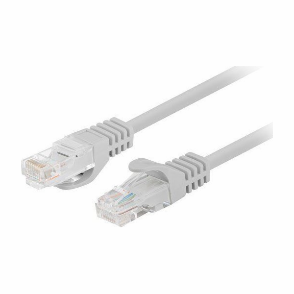 Lanberg Patchcord kat.5e UTP 7,5m náhodně šedý