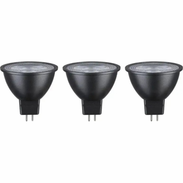 Paulmann LED žárovka GU5.3 3x450lm 2700K 36 stupňů. šedá 12V