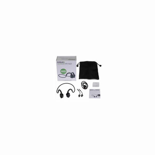 EVOLVEO BoneSwim MP3 16GB, bluetooth bezdrátová sluchátka...