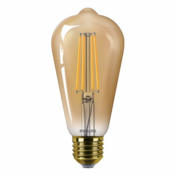 LED žárovka PHILIPS, ST64, E27, 5,8 W, 650 lm, 2200 K