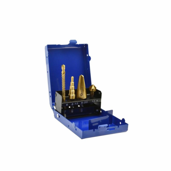 GEKO Sada univerzálních vrtáků s uchycením Hex, 4ks GEKO