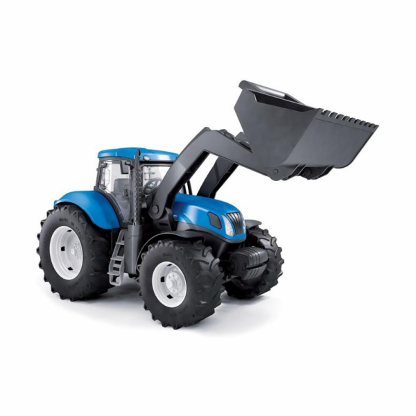 tpk1 VELKÝ NEW HOLLAND TRACTOR S DVEŘMI OTEVÍRAJÍCÍ KOBEL...