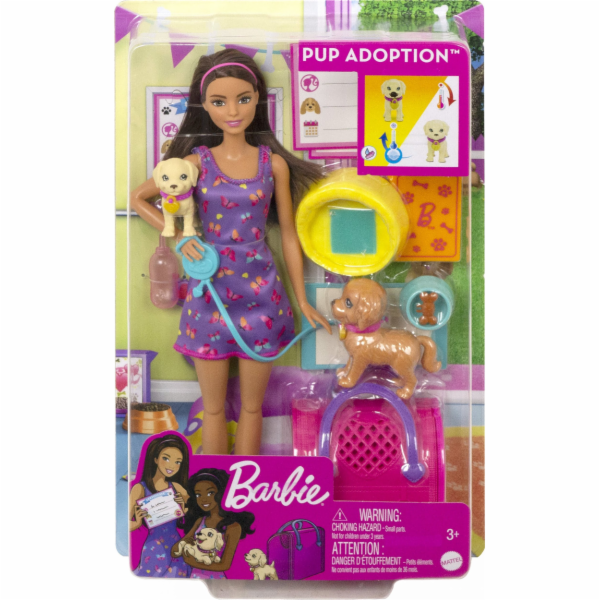 Barbie Pup Adoption Doll and Accessories