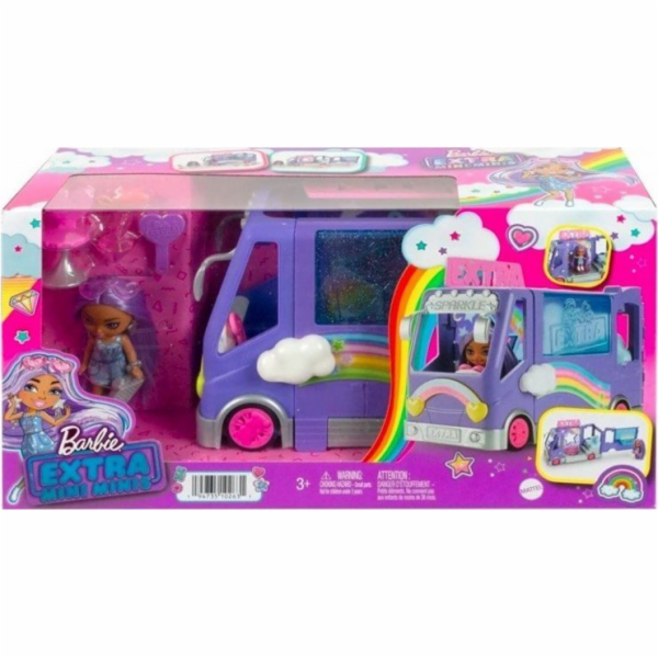 Panenka Barbie Mattel Koncertní minibus Barbie Extra + sa...