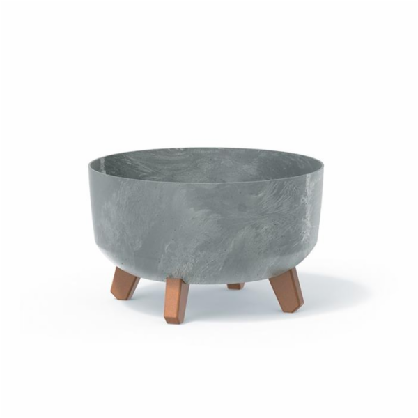 Květináč Prosperplast GRACIA LOW 28,5 cm beton effect 