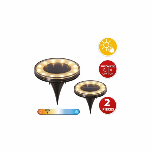 Velamp Set 2 zahradních LED světel SPK16
