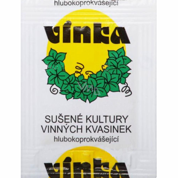 Vinka-sušené kultury vinných kvasinek 0,6 g