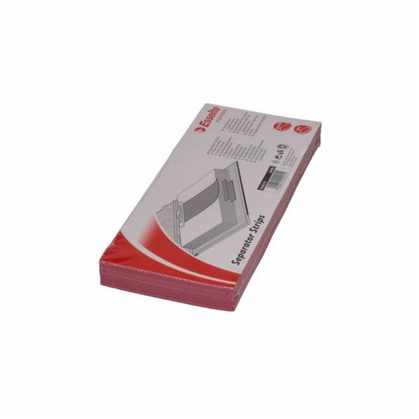 Esselte Kartonový separátor 1/3 A4 100 ks. červená (ET6949)
