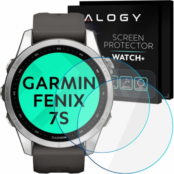 ALOGY ALOGY 2x Ochranné sklo pro smartwatch 9h pro Garmin...