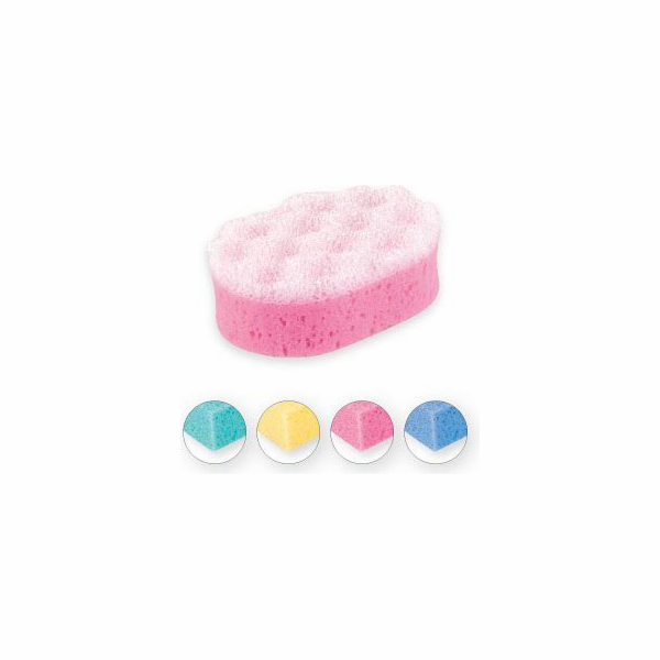 Nejvyšší volba Bath Sponge Oval Mix 4 Colors (30420)