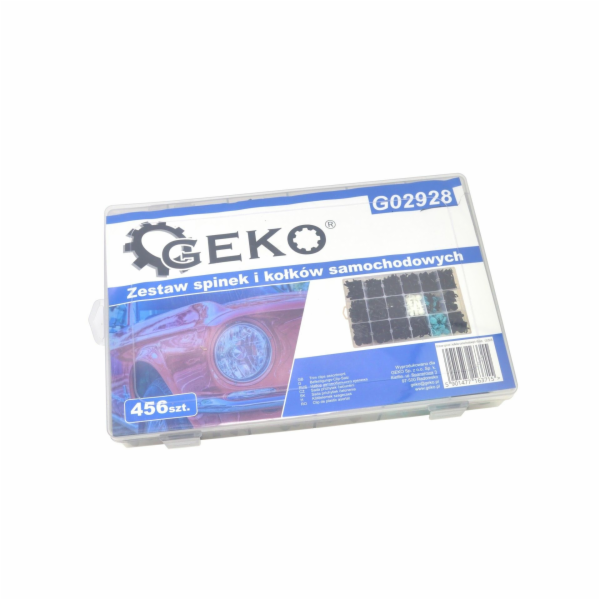 GEKO Sada plastových spojovacích kolíků, 456ks GEKO