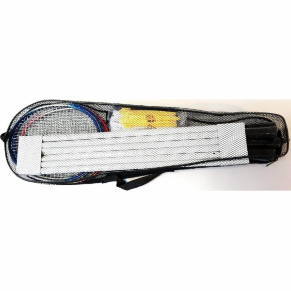 SADA BADMINTONU 5 V 1 SLOUPKY SÍŤOVÉ RAKETY RŮZNÉ KRYT EX...