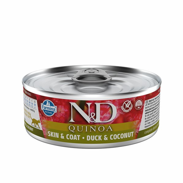 FARMINA N&D CAT QUINOA DUCK&COCONUT ADU