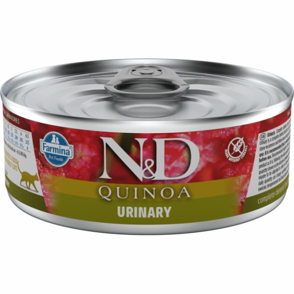 N&D QUINOA CAT Adult Urinary Duck & Cranberry 80g konzerv...