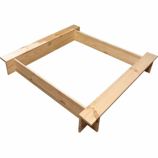 Saska Garden Tradiční pískoviště s lavicí 118x118 cm (103...