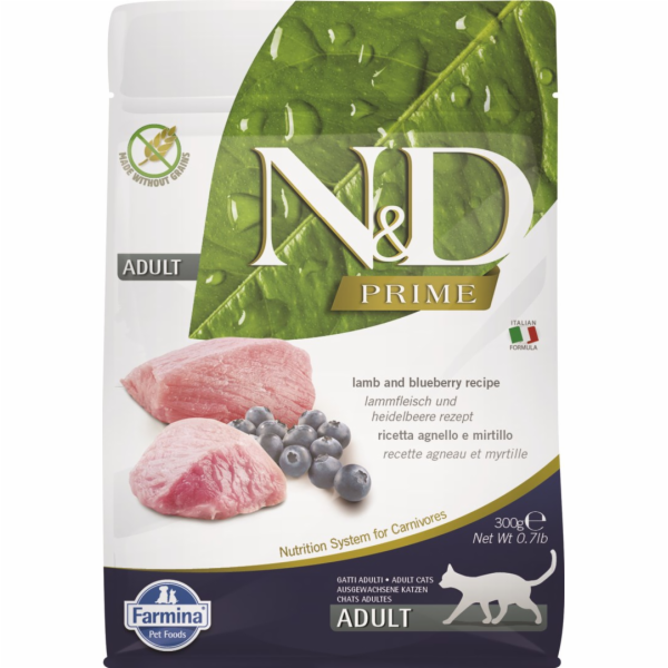 FARMINA N&D PRIME CAT LAMB&BLUEBERRY AD