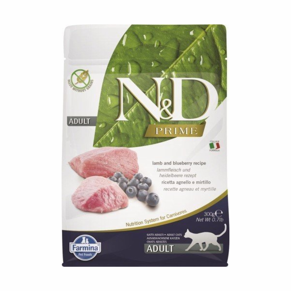 FARMINA N&D PRIME CAT LAMB&BLUEBERRY AD