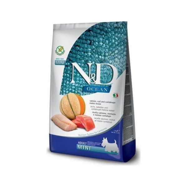 Farmina FARMINA N&D OCEAN DOG LOSOS, COD & CANTALOUPE MEL...