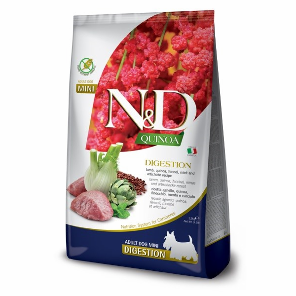 FARMINA N&D Quinoa Dog Digestion Lamb Adult Mini - suché ...