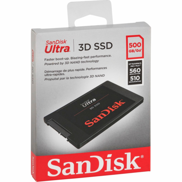 SanDisk Ultra 3D 500 GB, SSD
