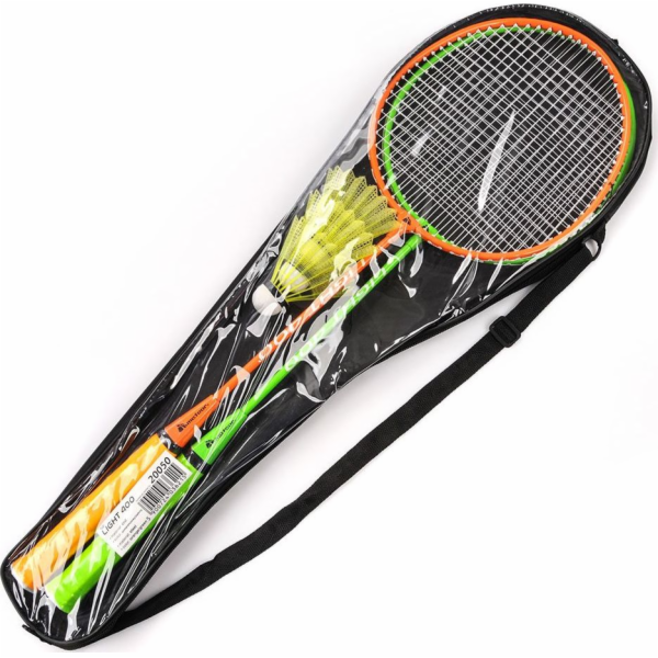Meteor badminton meteor 2 ocelová raketa (oranžová/zelená...