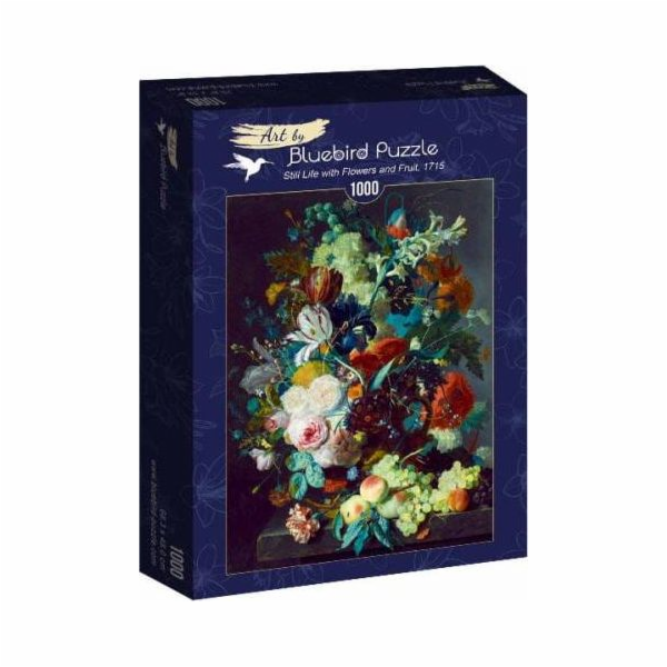 Puzzle bluebird puzzle 1000 zátiší s květinami a ovocem