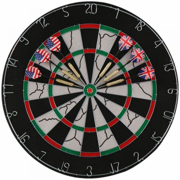 Master Darts Dart Sisal Deluxe 45 cm a 6 šipek