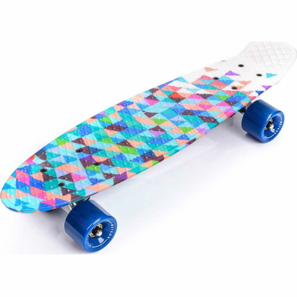 Meteor Skateboard Vícebarevný geometrický skateboard
