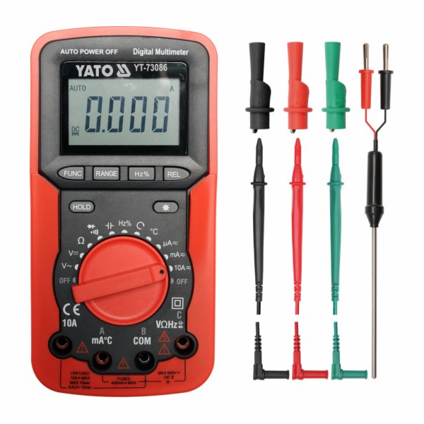 Elektrický měřič Yato Multimeter (YT-73086)