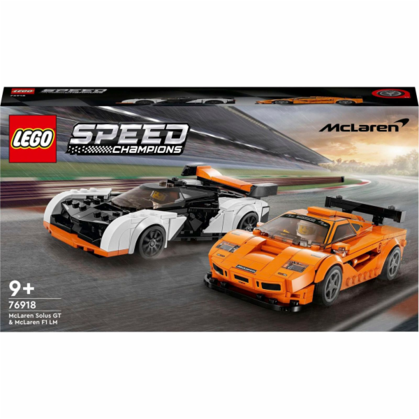 LEGO SPEED CHAMPIONS 76918 MCLAREN SOLUS GT & MCLAREN F1 LM