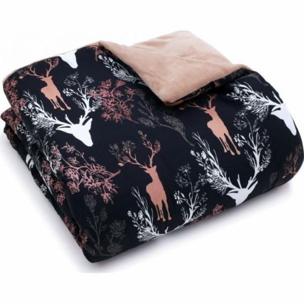 Deka -kokus bambus samet tmavé jelonki