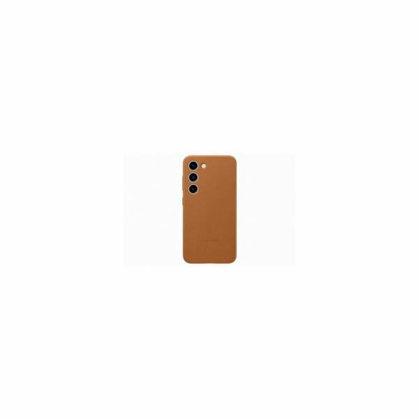 Samsung Kožený zadní kryt pro Samsung Galaxy S23+ Camel