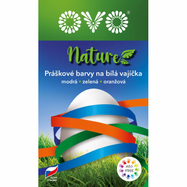 Barvy na vajíčka OVO - Nature "A" 3 x 5 g prášková barva (o