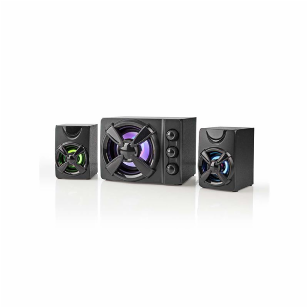 NEDIS herní reproduktory/ 2.1/ výkon 33 W/ 3,5 mm jack/ L...