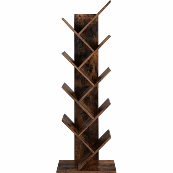 Songmics Bookshelf/Brown50X25X141.5cm