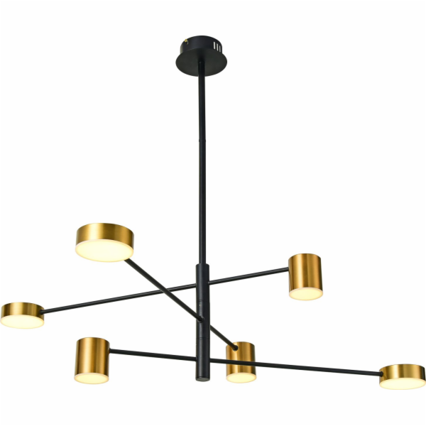 Hanging Lamp Iluxem Remdal LED Modern Black (PND-16374-6 ...