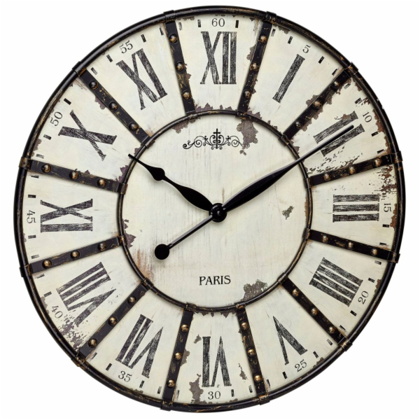 TFA 60.3039.02 VINTAGE XXL Designové nástěnné hodiny