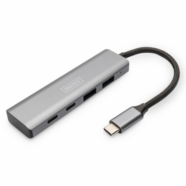 Digitus DA-70245 DIGITUS USB-C 4 Port HUB, 2x USB A + 2x ...