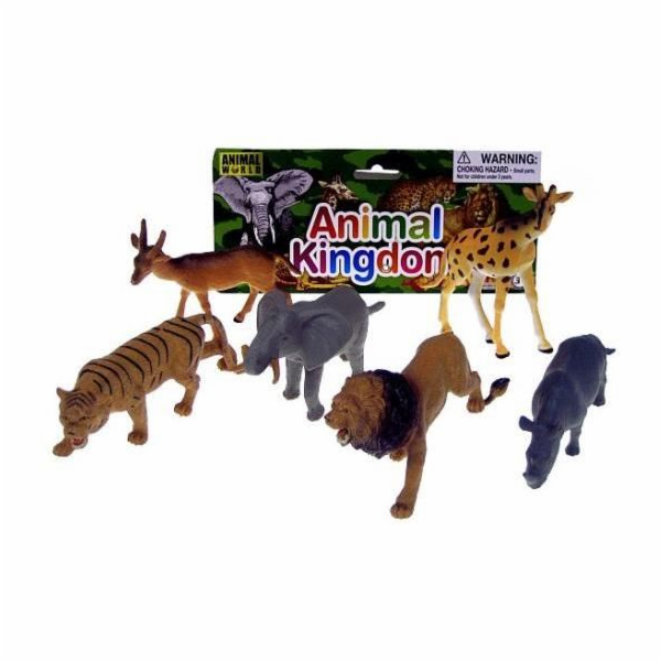 Figurka Hroch Divoká zvířata 12 cm 6 kusů v sáčku (HSH060)