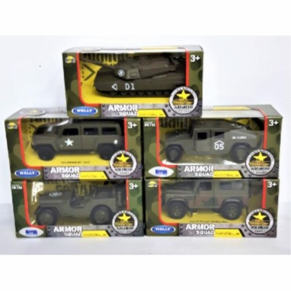 Welly Action Force Vojenská vozidla 12 cm (130-89190)