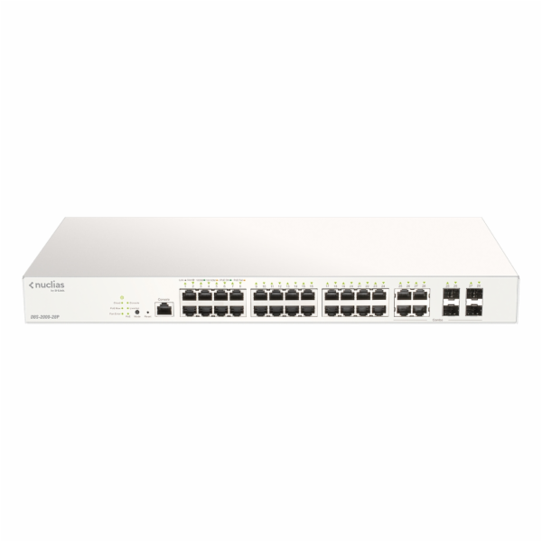 D-Link DBS-2000-28P 28xGb PoE+ Nuclias Smart Managed Swit...